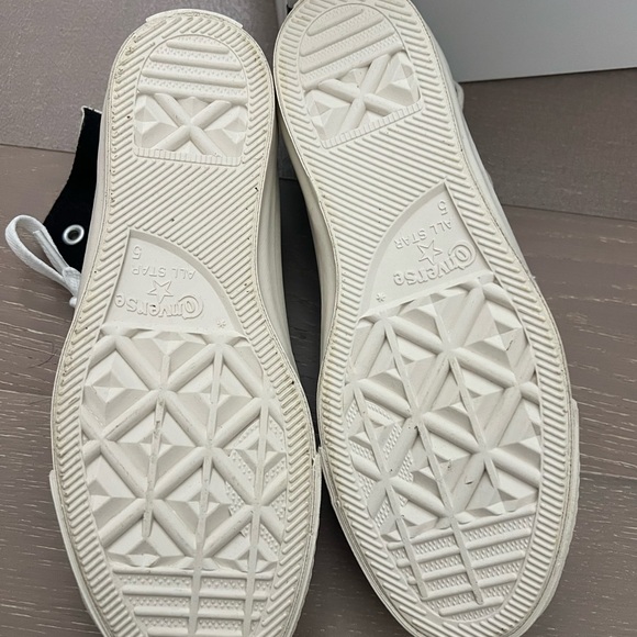 NEW CONVERSE X COMME DES GARCONS PLAY ALL STAR CHUCK '70 HI - BLACK - Picture 4 of 6